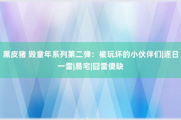 黑皮猪 毁童年系列第二弹：被玩坏的小伙伴们|逐日一雷|易宅|囧雷傻缺